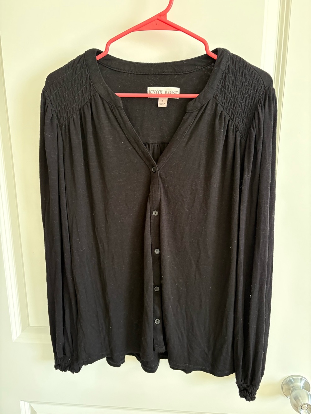 Knox Rose Black Top